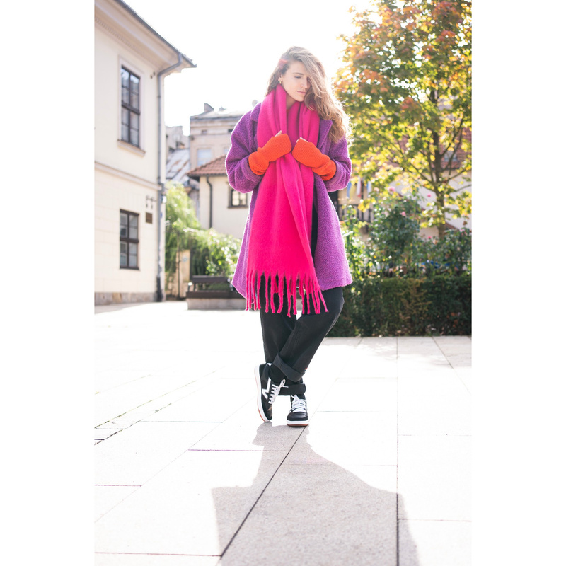 Rękawiczki dziecięce Maroon