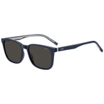 Okulary HUGO HG-1356-S-PJP. Okulary przeciwsłoneczne, Kolor niebieski. Mężczyzna.