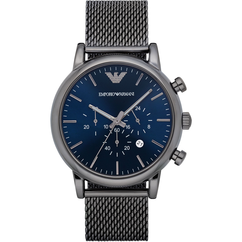 Zegarek ARMANI AR1979. Kwarcowy, Kolor szary. Mężczyzna.