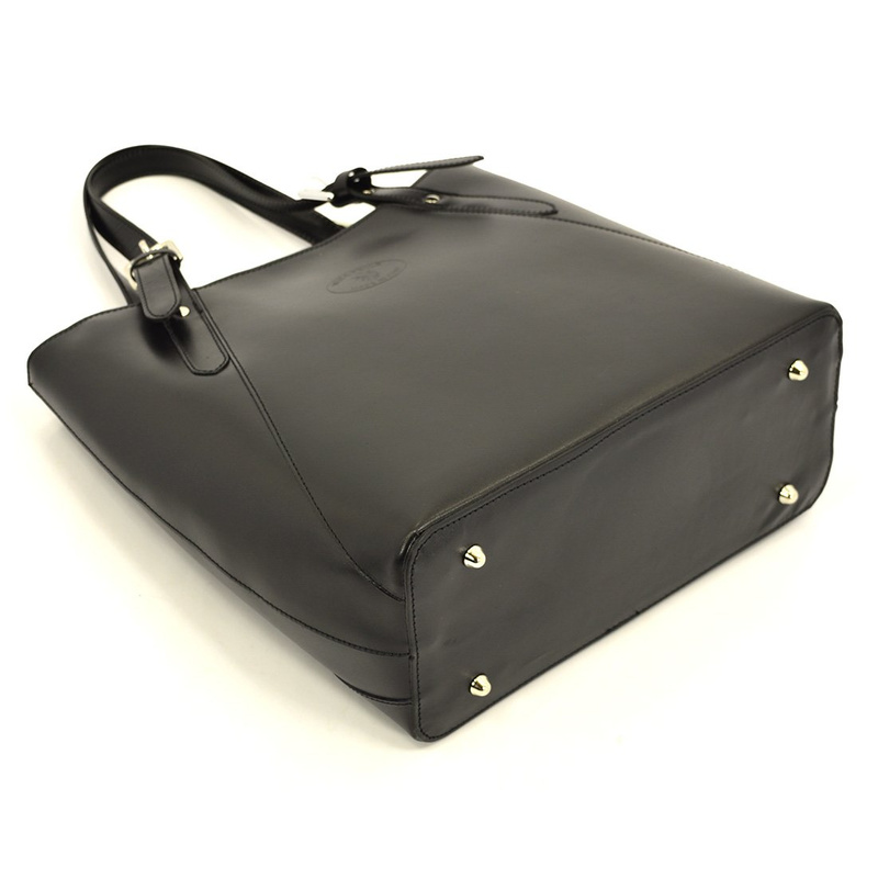 Vera Pelle damska shopperbag duża skóra naturalna torebka na ramię