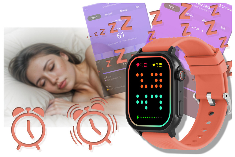 SMARTWATCH UNISEX GRAVITY GT15-3 - ROZMOWY BLUETOOTH, DODATKOWY PASEK (sg029c)