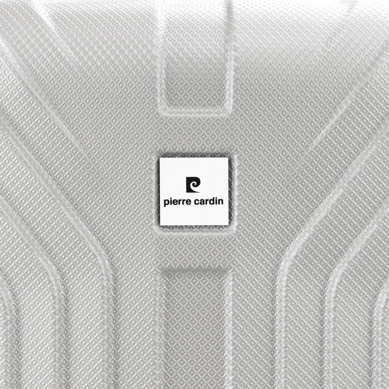 Mocna męska walizka z tworzywa ABS Pierre Cardin ISTANBUL MED10 x3 Z