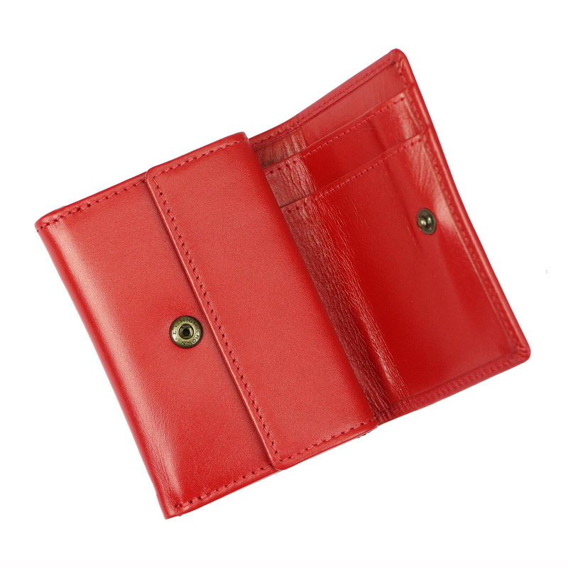 Zgrabna damska portmonetka skórzana od EL FORREST