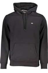 CZARNA BLUZA MĘSKA TOMMY HILFIGER BEZ ZAMKA