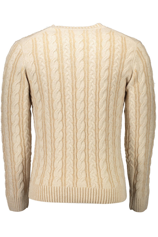 BEŻOWY SWETER MĘSKI GANT