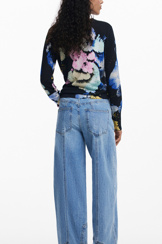 Czarny sweter damski Desigual