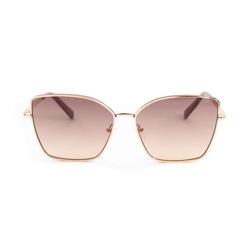 Okulary GUESS GF00014-5728T. Okulary przeciwsłoneczne, Kolor różowy. Kobieta.