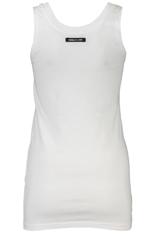 CAVALLI CLASS DAMSKI TANK TOP BIAŁY