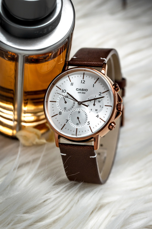 ZEGAREK MĘSKI CASIO MTP-E321RL-5A (zd190b) + BOX