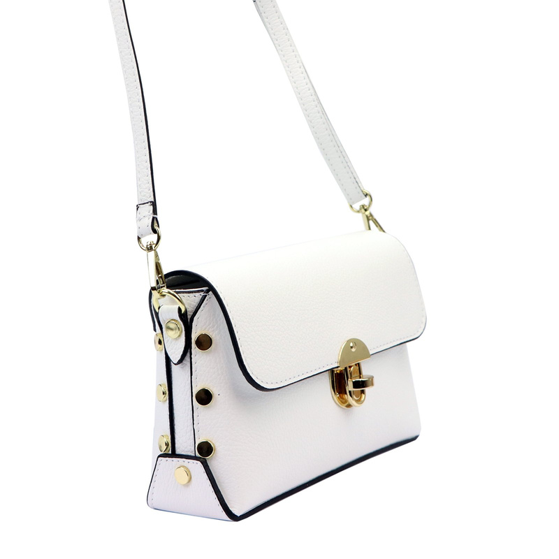 Luka damska listonoszka torebka przez ramię skóra naturalna stylowa