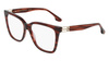 Okulary VICTORIA BECKHAM VB26805315618. EYEGLASSES, Kolor czerwony. Kobieta.
