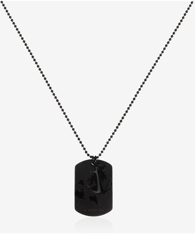 Biżuteria TOM HOPE TM0630. Naszyjnik, Kolor czarny. Unisex.