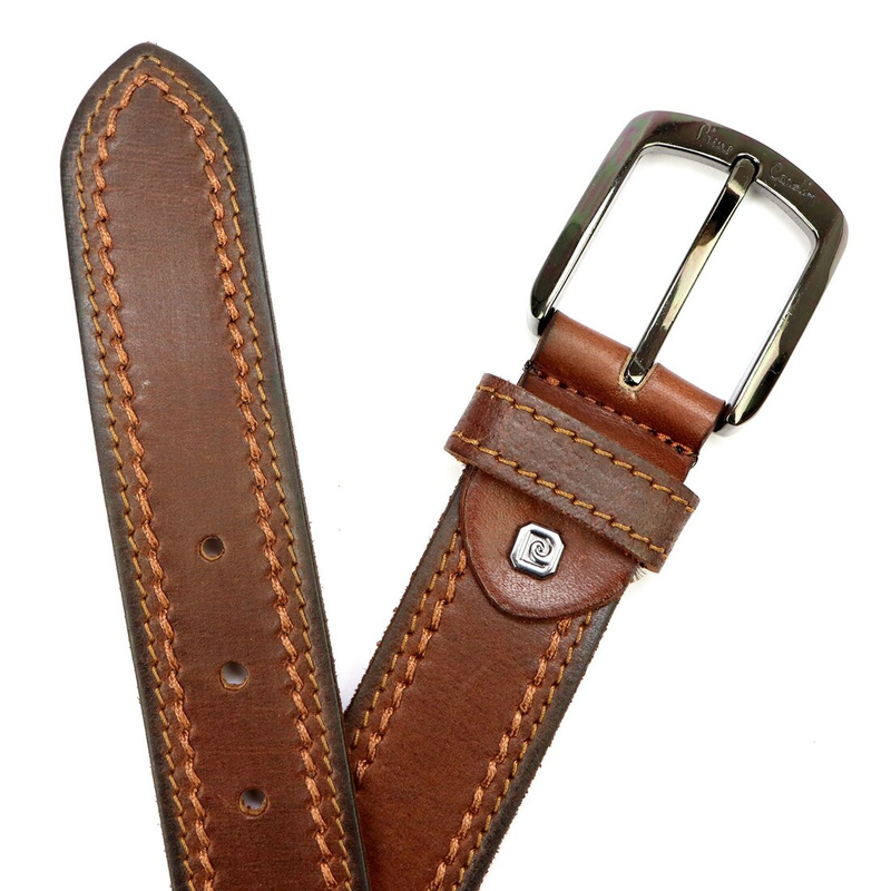 męski pasek z prawdziwej skóry Pierre Cardin 610 KAM01