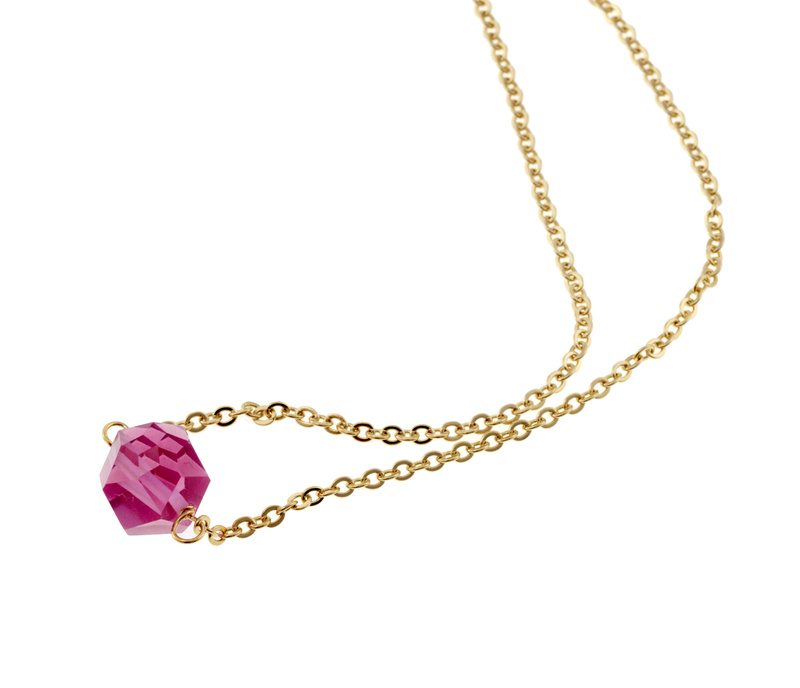 Biżuteria CRISTIAN LAY 43725400. CHOKER, Kolor różowy złoty. Kobieta.