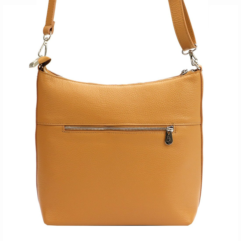 MiaMore damska listonoszka skóra naturalna torba na ramię z kieszeniami