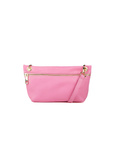 Damska skórzana listonoszka crossbody Giulia Monti GM1570 – flamingowa