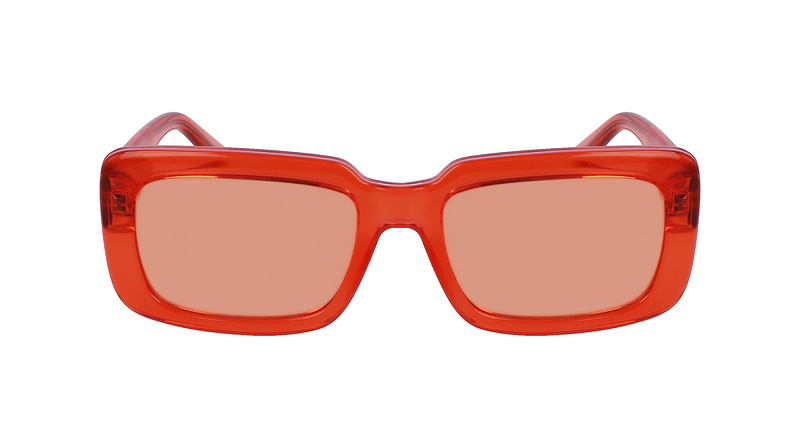 Okulary KARL LAGERFELD KL6101S-800. Okulary przeciwsłoneczne, Kolor pomarańczowy. Unisex.