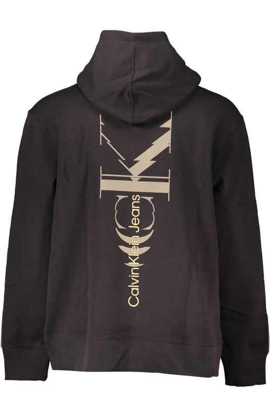 BLUZA CALVIN KLEIN BEZ ZAMKA CZARNA MĘSKA