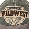 Brązowa czapka z daszkiem baseballówka vintage uniwersalna cz-m-58