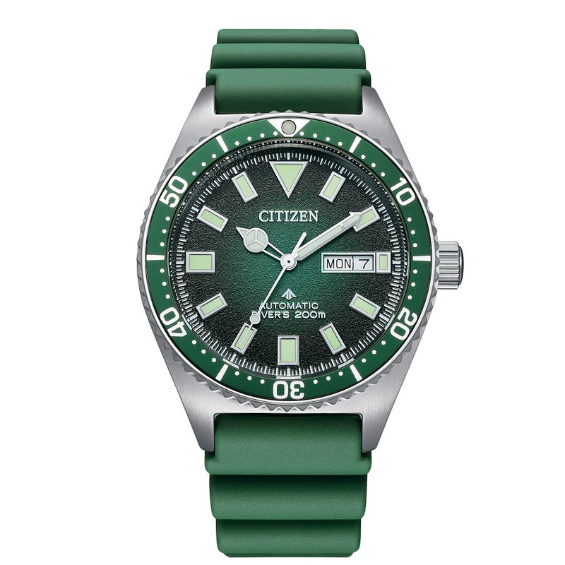 Zegarek CITIZEN NY0121-09X. Automatyczny, Kolor zielony. Mężczyzna.