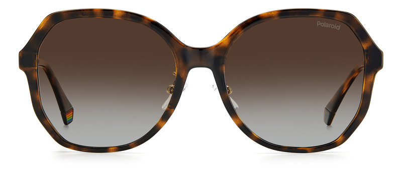 Okulary POLAROID PLD6177GS086L. Okulary przeciwsłoneczne, Kolor brązowy havana. Kobieta.