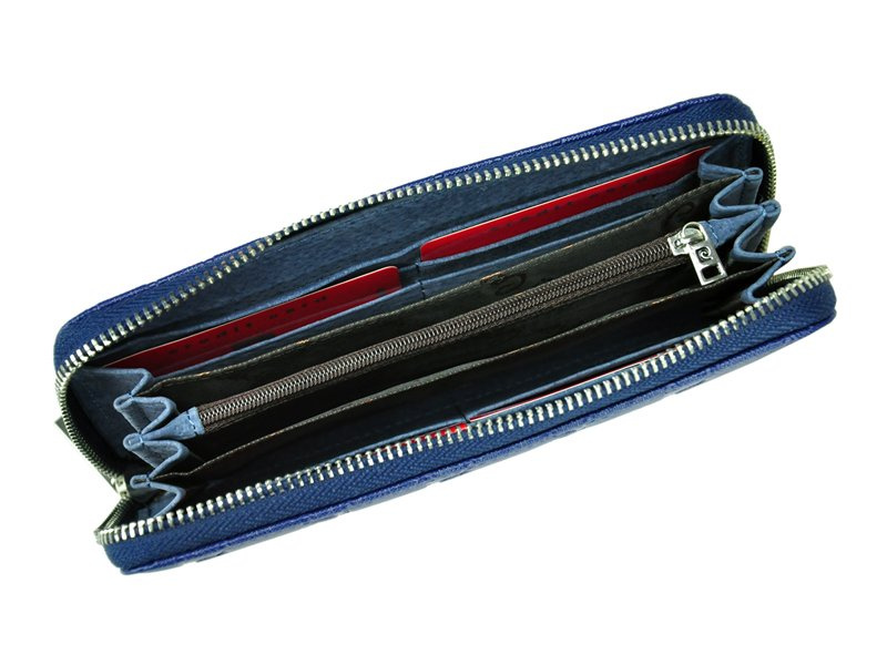 Portfel damski z elementami ze skóry naturalnej Pierre Cardin P79 8822A