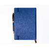 Granatowy notes w formacie A5 zadrukowany w linie - Peterson