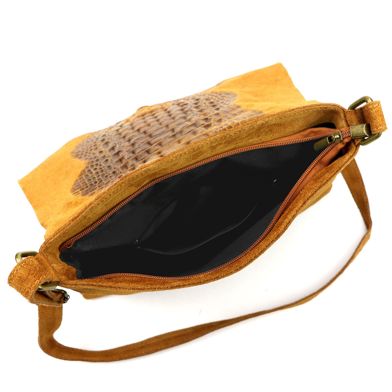 Damska torebka ze skóry naturalnej Luka 26-076 CROCO