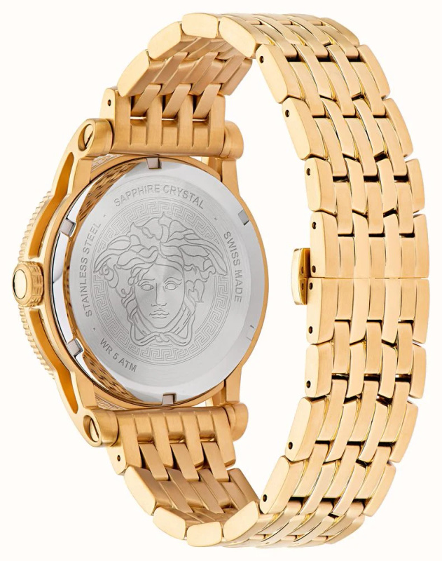 Zegarek VERSACE VE2V00322. Kwarcowy, Kolor czarny. Mężczyzna.