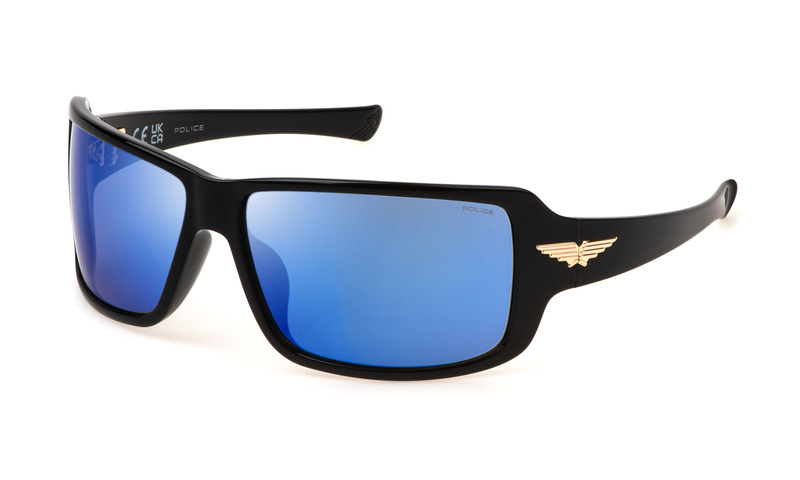 Okulary POLICE SPLN37-650Z42. Okulary przeciwsłoneczne, Kolor czarny. Mężczyzna.