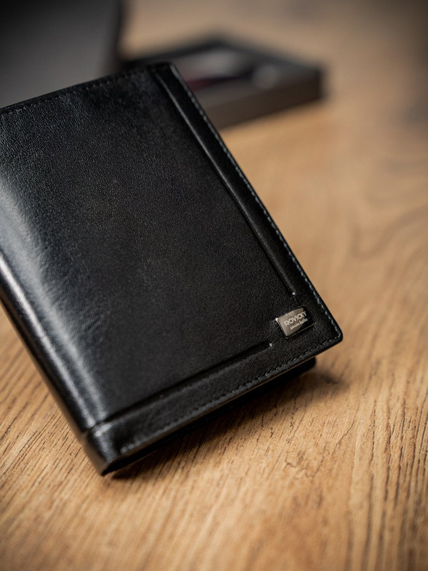 Skórzany męski portfel Rovicky PC-106-BAR RFID
