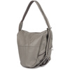 Jasnoszary Plecak damski skórzany torebka 2w1 Beltimore 019