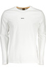 KOSZULKA BOSS Z DŁUGIM RĘKAWEM MĘSKA BIAŁA