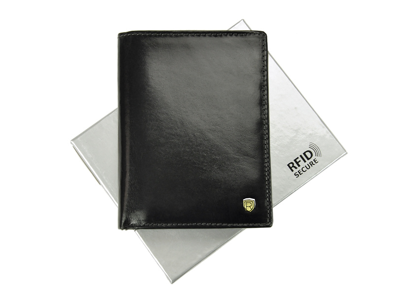 Skórzany męski portfel Rovicky N4-RVT RFID