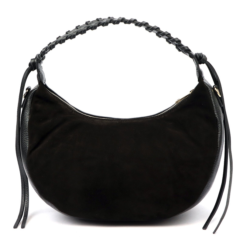 Vera Pelle damska listonoszka torebka na ramię skóra naturalna kieszenie