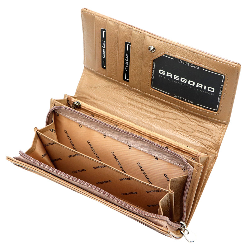 Skórzany damski portfel Gregorio FF-106