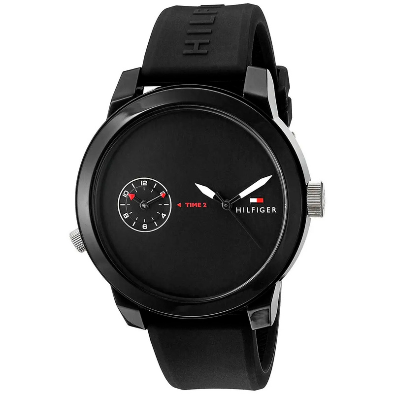 Zegarek TOMMY HILFIGER 1791326. Kwarcowy, Kolor czarny. Mężczyzna.