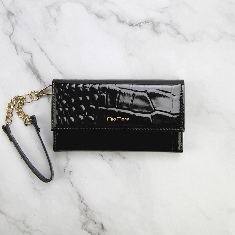 MiaMore case skóra naturalna IPHONE 12 etui na telefon skóra krokodyla