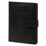 Money Kepper męski portfel skóra naturalna pionowy zamykany styl WILD WEST