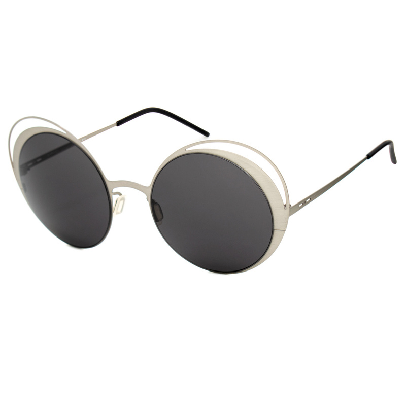 Okulary ITALIA INDEPENDENT 0220-075-075. Okulary przeciwsłoneczne, Kolor szary. Kobieta.
