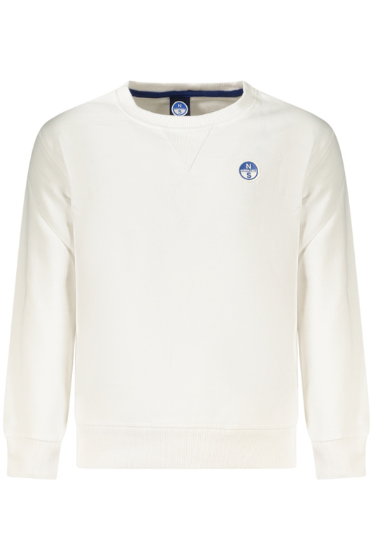 BLUZA DZIECIĘCA NORTH SAILS Z ROZPINANYM NA ZAMEK, BIAŁA