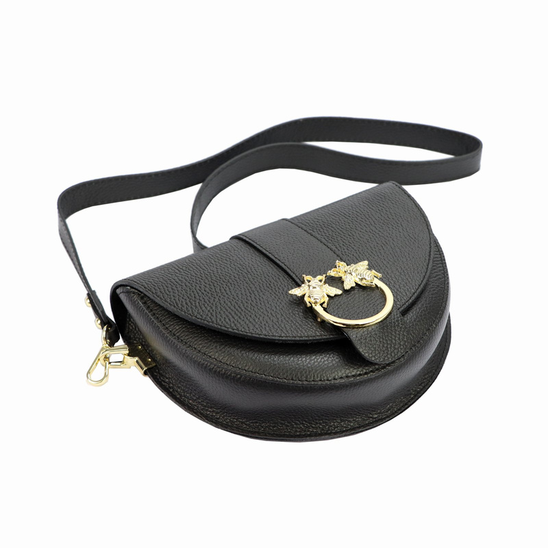 Luka damska listonoszka mała torebka przez ramię skóra naturalna 