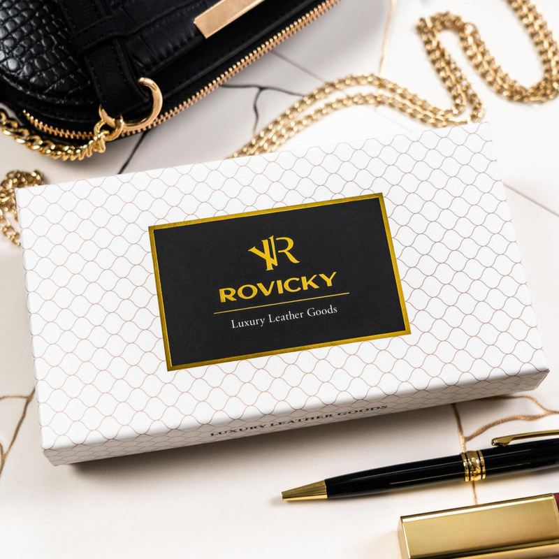 skóra naturalna + Damski portfel ze skóry ekologicznej Rovicky RPX-20A-3