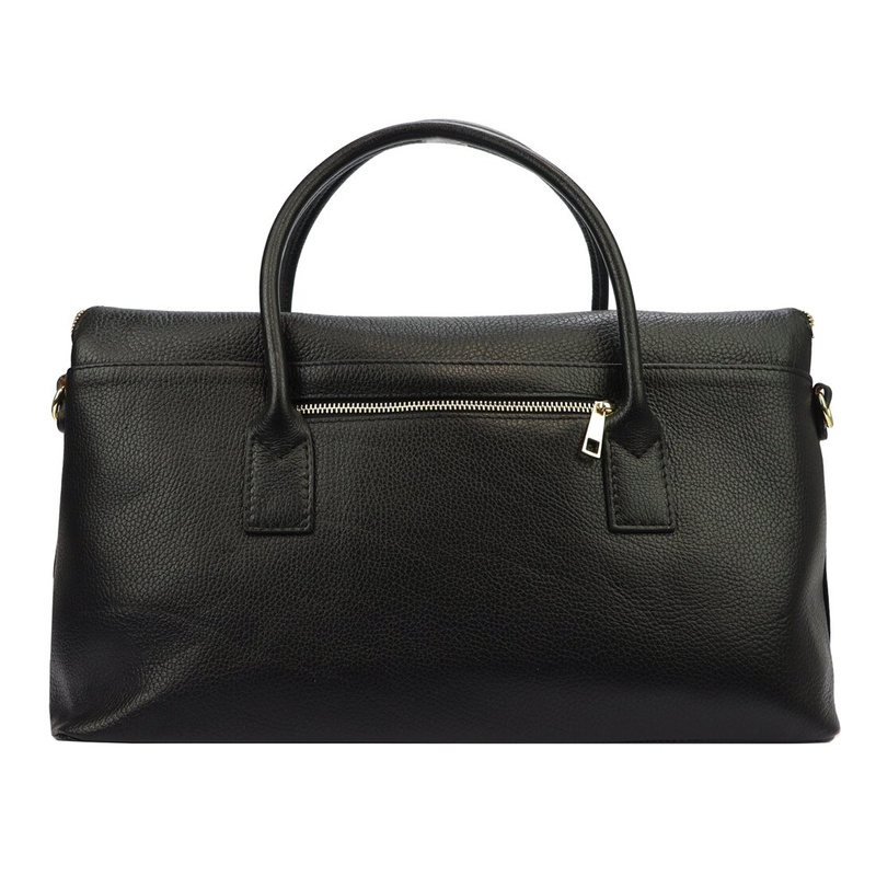 Gregorio Duża torebka damska do ręki elegancka ze skóry naturalnej