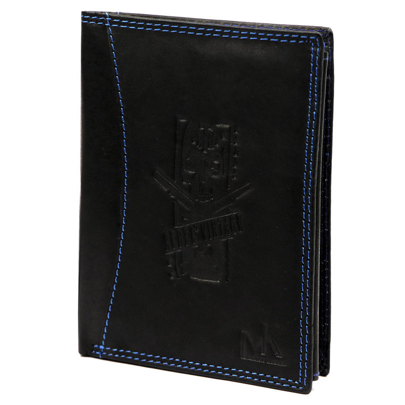 Skórzany męski portfel Money Kepper CDD 5601 REBEL VINTAGE