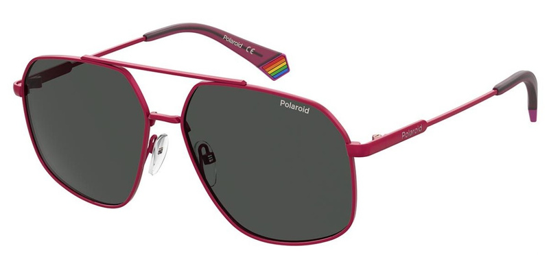 Okulary POLAROID PLD6173SQHO. Okulary przeciwsłoneczne, Kolor różowy. Unisex.