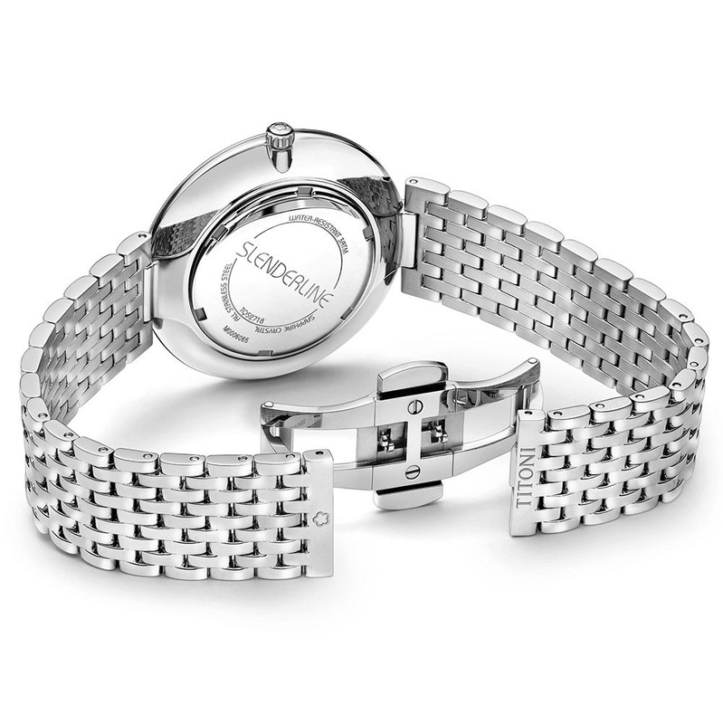 Zegarek TITONI TQ52718S-608. Kwarcowy, Kolor biały. Mężczyzna.