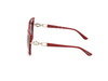Okulary GUESS GU00160-5566B. Okulary przeciwsłoneczne, Kolor czerwony. Kobieta.