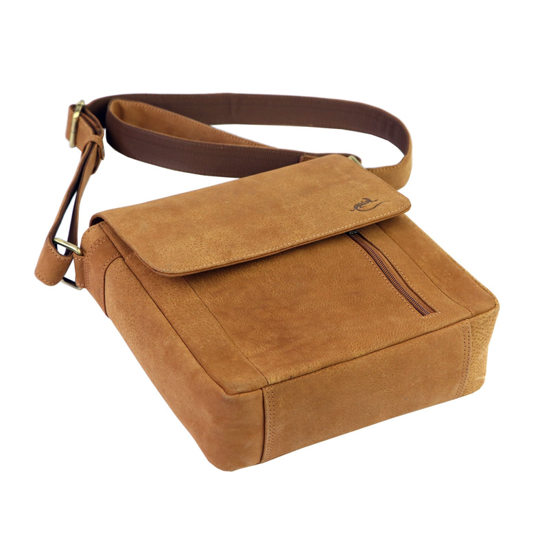 Andreas męska saszetka skóra naturalna miejska torba przez ramię kieszenie