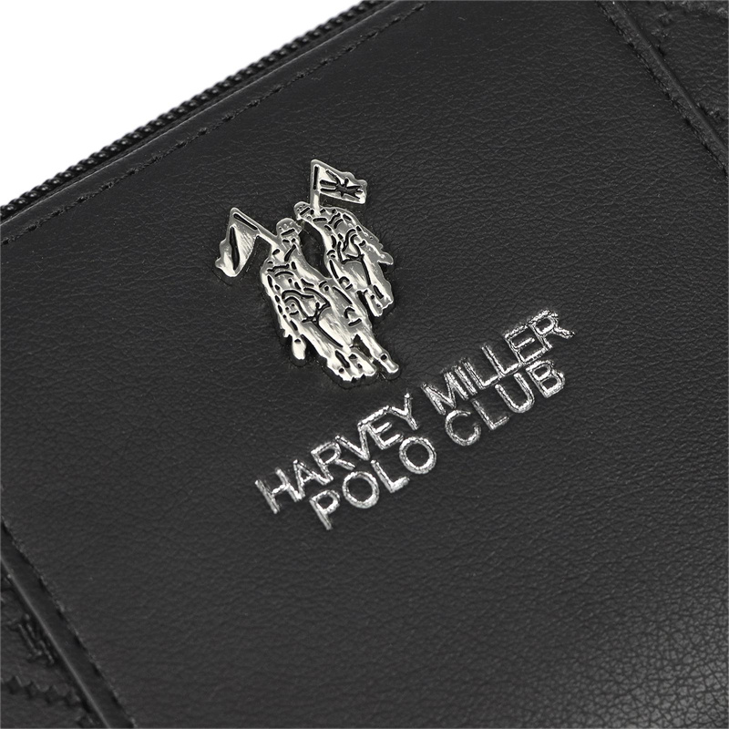 Harvey Miller portfel duży damski skóra ekologiczna podłużna portmonetka